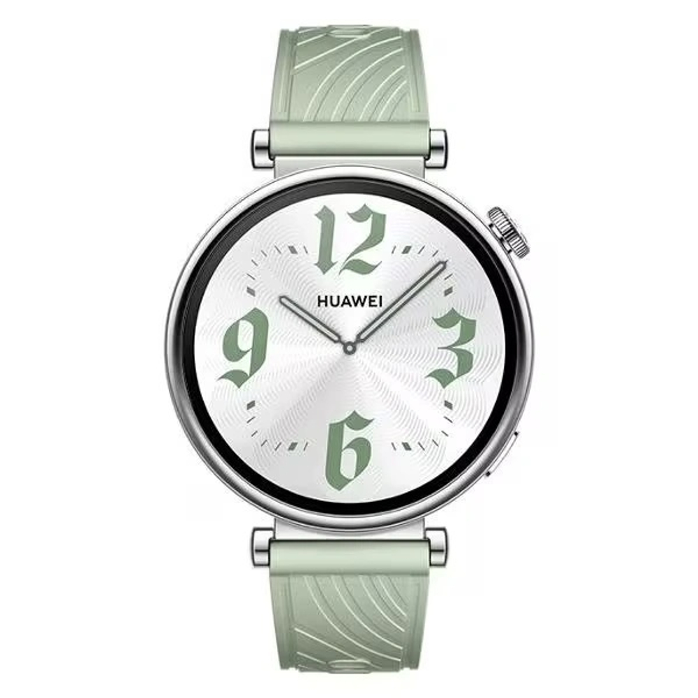 Умные часы Huawei Watch GT 4 41mm, Зелёный/Зелёный фторэластомеровый ремешок (ARA-B19)