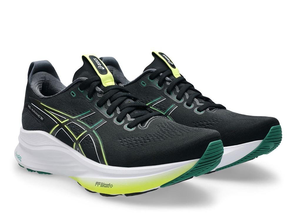 Кроссовки для бега мужские Asics Gel-Kayano 32 M Черно-Лайм