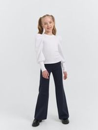 Брюки клеш "Синие" для девочки 7+