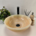 Раковина из оникса Bowl Yellow TinLip BO-62891 40*40*15 140