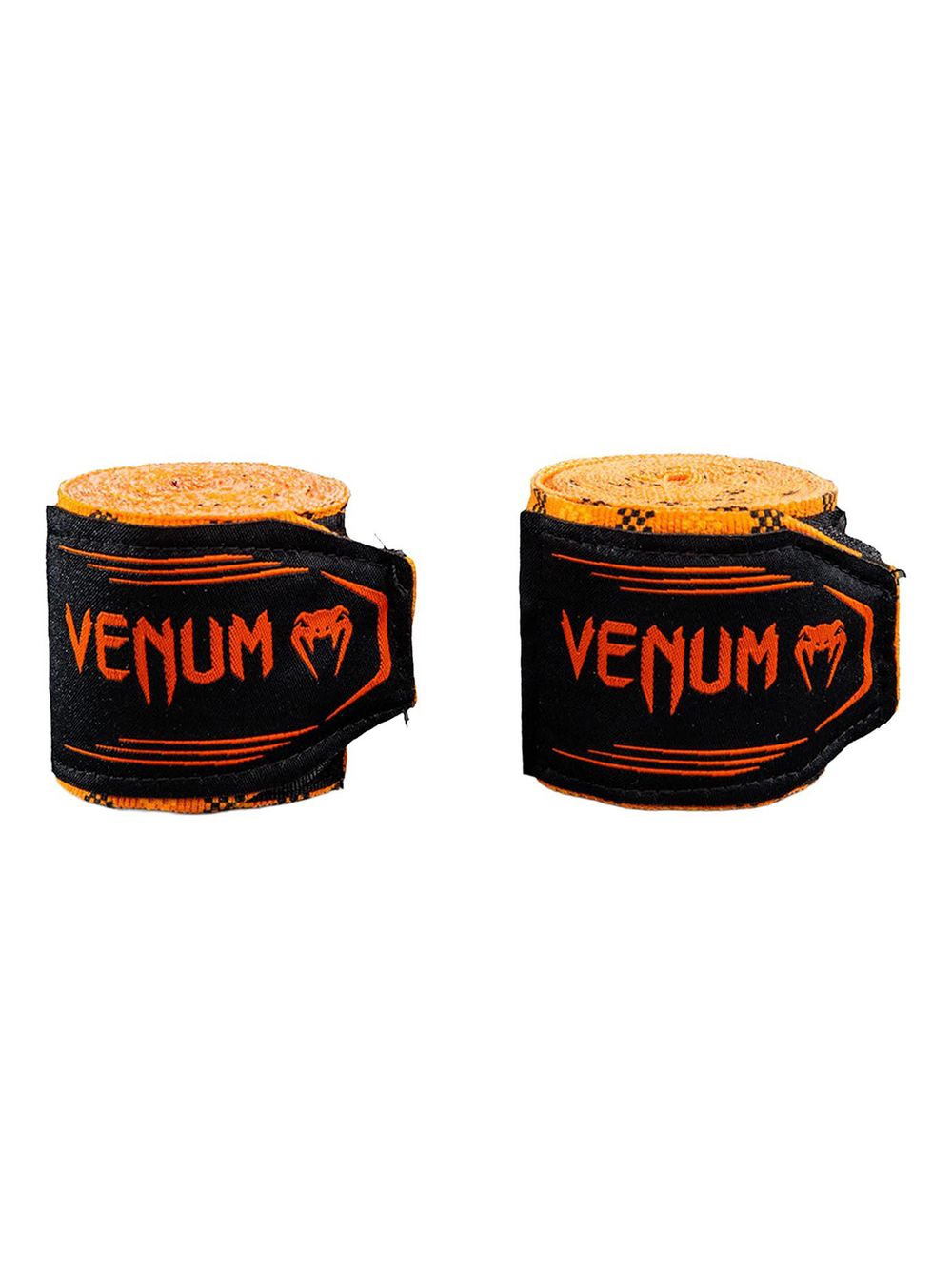 Бинты боксерские Venum Tartan Pumpkin 4m