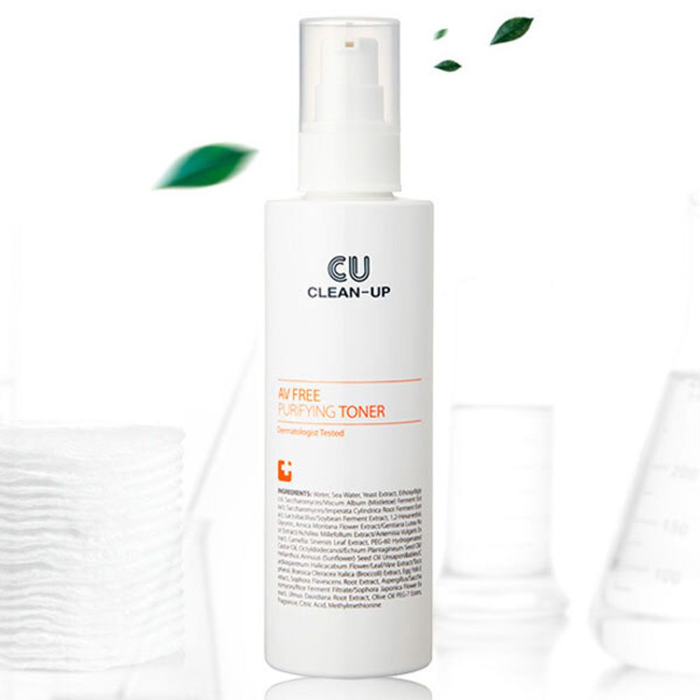 Балансирующий очищающий тонер для проблемной кожи CU Clean-Up AV Free Purifying Toner 180 мл