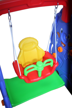 Детский комплекс Капризун Слоник с волнистой горкой