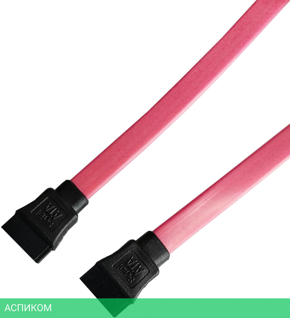 Кабель Buro SATA 0.5м красный (BU-SATA-SATA0.5M)