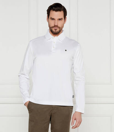 Поло C-Paley 01 BOSS BLACK - белый(50523917)