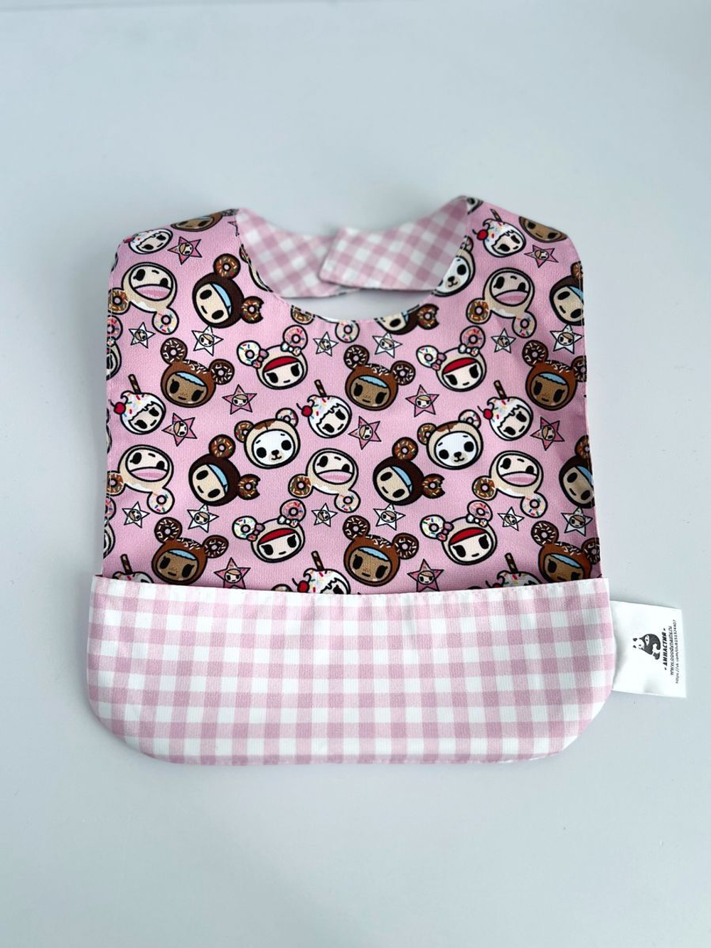 нагрудник непромокаемый двухсторонний для кормления