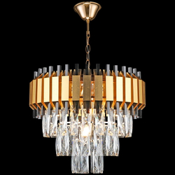 Люстра потолочная Reluce E27  02144-0.4-05 FGD+BK