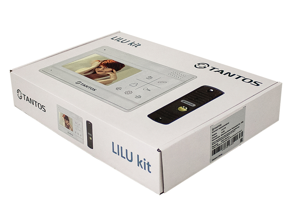 Tantos LILU kit комплект домофона в упаковке