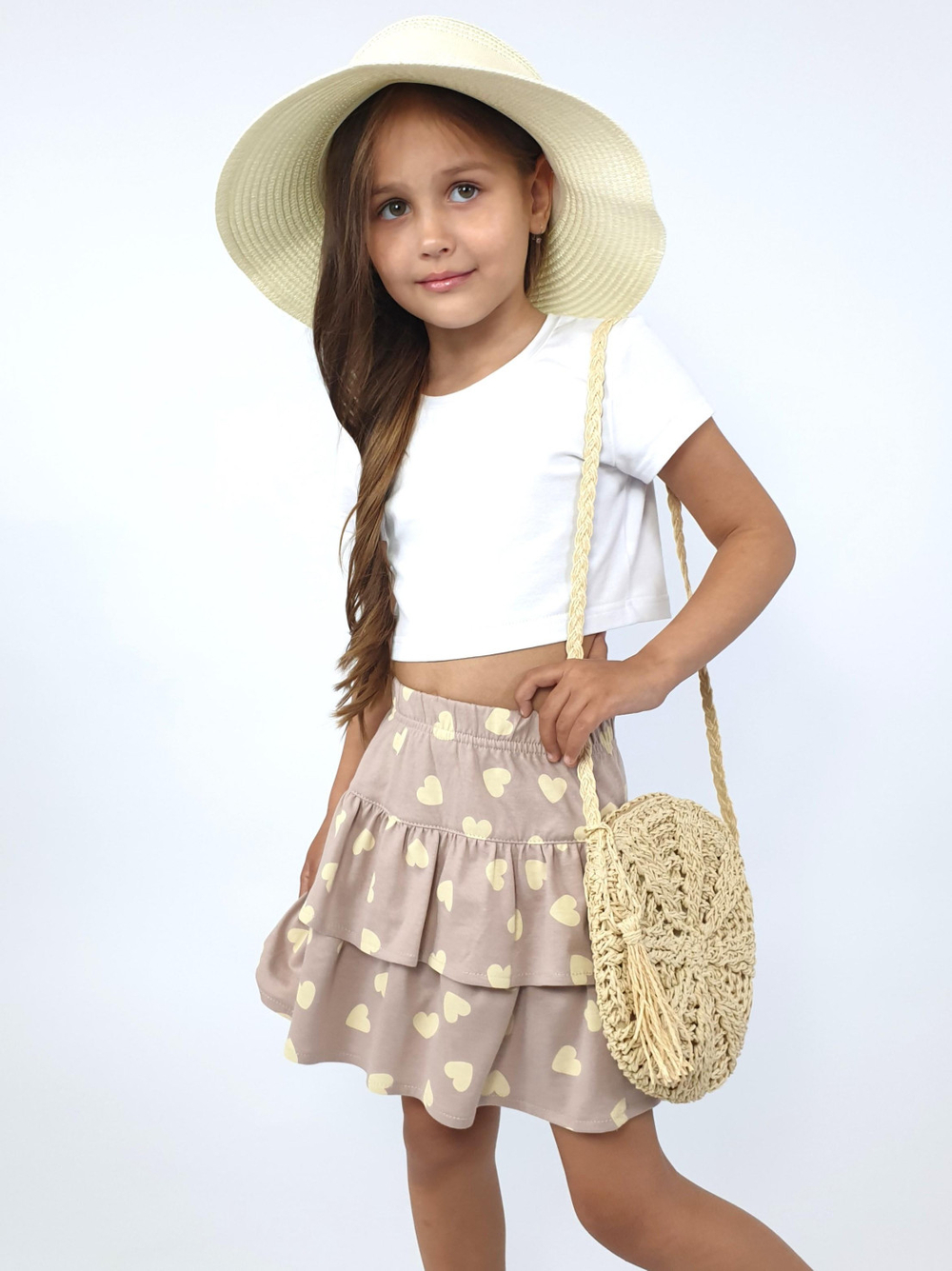 718-12 Юбка для девочки