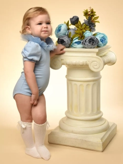 Боди с декоративным воротничком