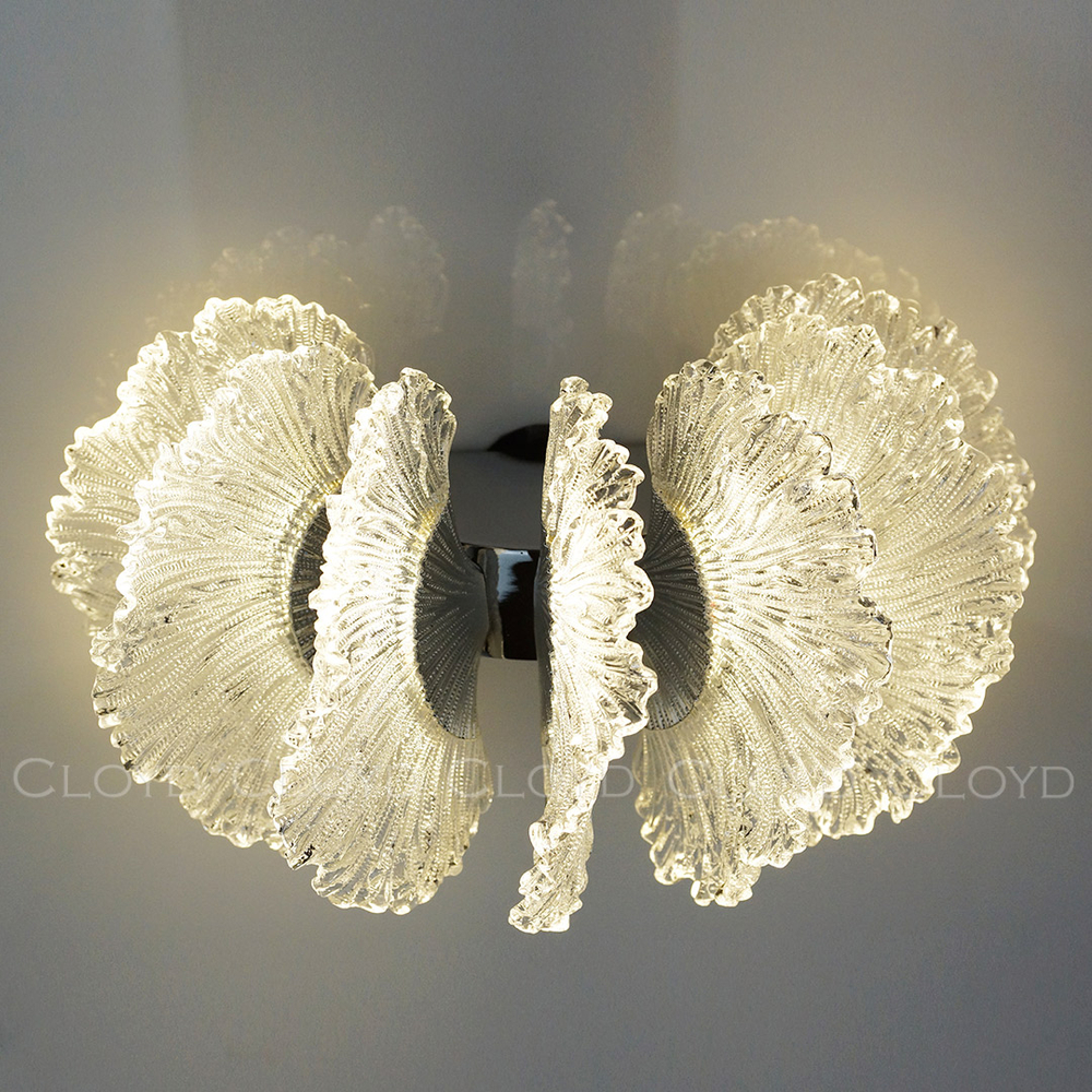 Бра Cloyd ANTIGUA W1 / выс. 17 см - хром (арт.20391)