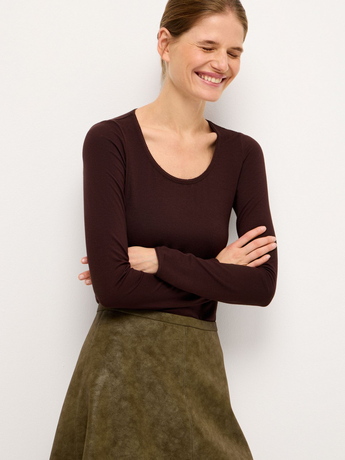 Лонгслив в бельевом стиле Underclothes