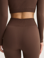 Бесшовные легинсы с высокой посадкой