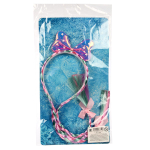 Ободок с косами с бантом 3 цвета микс, пакет с-30969