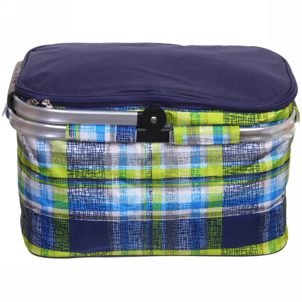 Термосумка-корзинка 25 л, 43*25*27 см, Sanne клетка