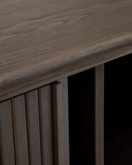 Сервант Mailen 2-дверный, 180x75 см, темный ясень