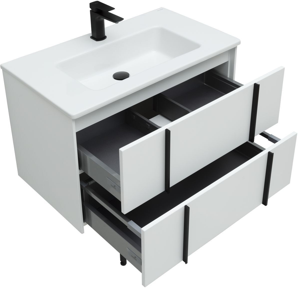 Тумба с раковиной Allen Brau Reality 1.32005.WM 80 white matt