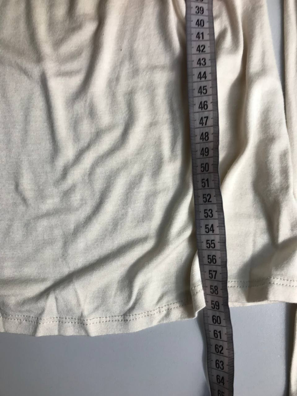 Лонг молочного оттенка, повседневный 46 размер