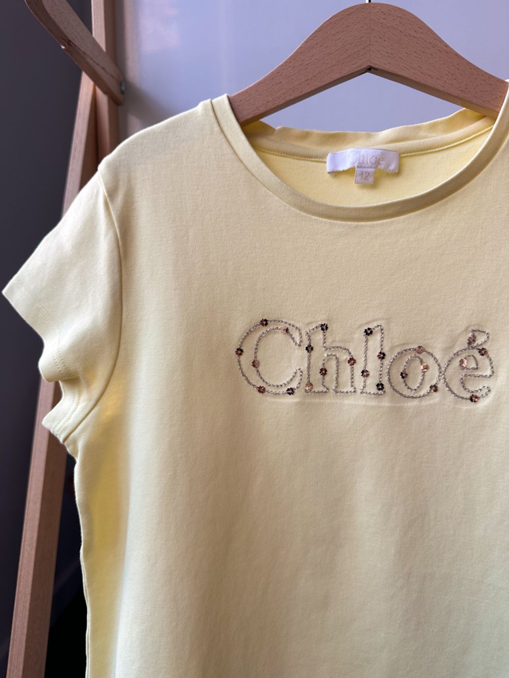 Хлопковая футболка Chloe, 152