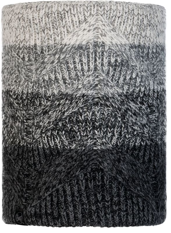 Вязаный шарф-труба с флисом Buff Neckwarmer Knitted Polar Masha Grey Фото 1