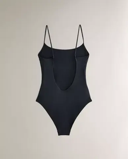 ZARA HOME КУПАЛЬНИК НА ТОНКИХ БРЕТЕЛЬКАХ, МОРСКОЙ СИНИЙ