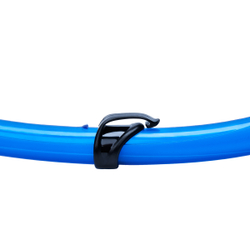Трубка плавательная Salvas Flash Junior Snorkel, DA301C0BBSTS, р. Junior, синий