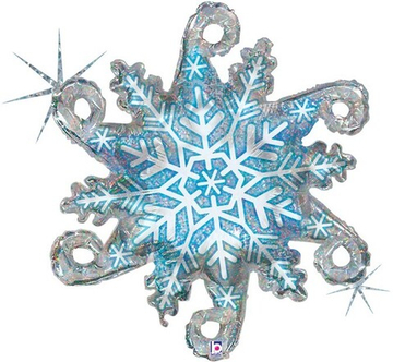 Фигура "Блестящая снежинка" голография