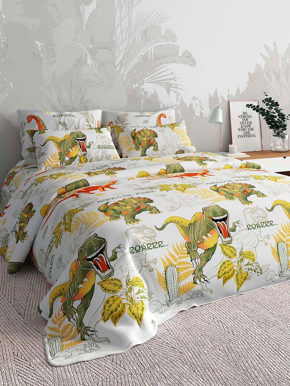 Пододеяльник Сказка "Динозаврики" 1,5-сп 145х215 см
