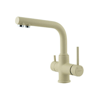 смеситель кухня LEMARK Comfort с подключением к фильтру для питьевой воды, бежевый LM3061PBG