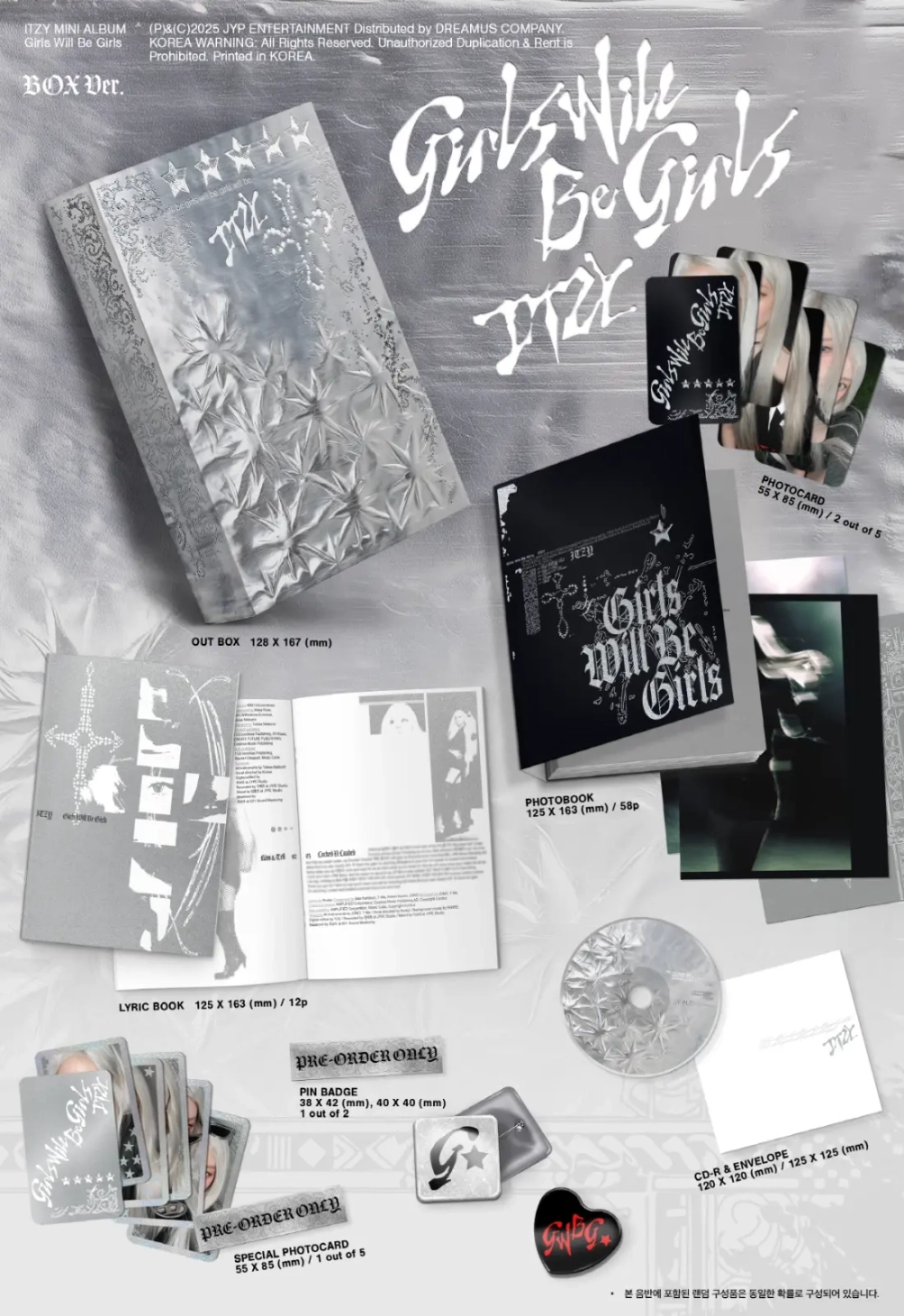 Альбом ITZY - Girls Will Be Girls [Box ver.]