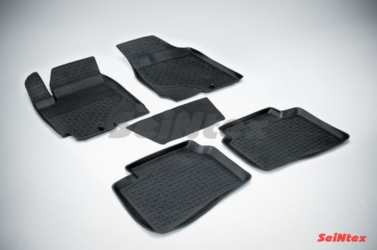 Резиновые коврики в салон Kia Cerato II (2008-2013) "Высокий борт"