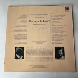 Винтажная виниловая пластинка LP G. F. Handel Гендель, Siegmund Nimsgern, Chor Und Orchester Corona Musica, Trompeten Ensemble Wolfgang Basch, Matthias Buchel, Dettinger Te Deum (Германия 1978)