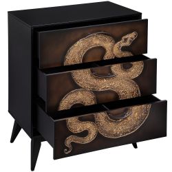 Комод Серпентис с 3 ящиками Найт