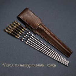 Подарочный набор шампуров "Львы"