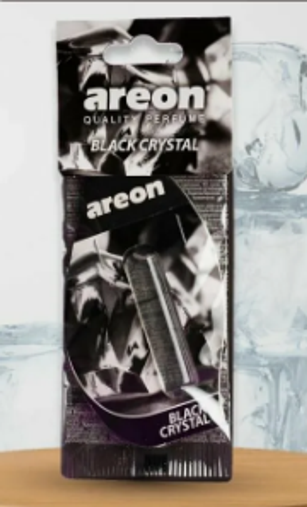 Ароматизатор гелевый AREON  ЧЕРНЫЙ ЛЕД поштучно