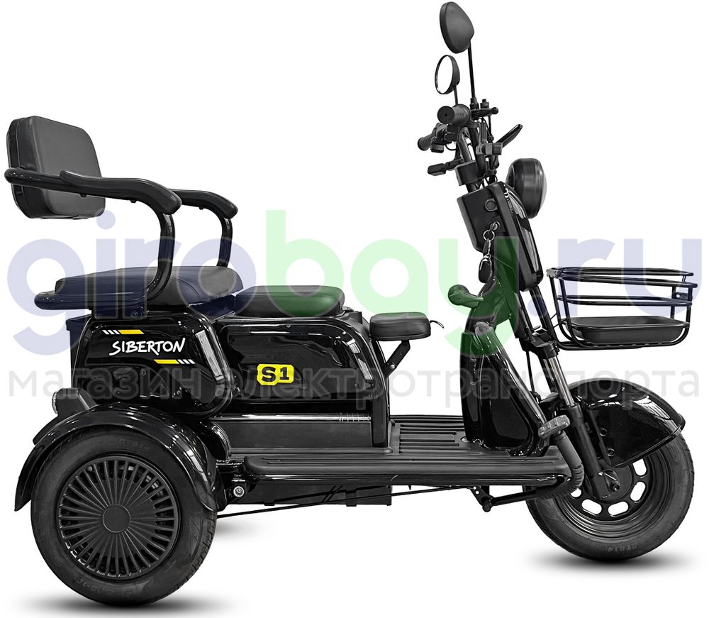Электротрицикл SIBERTON V1 2000W (60V/21Ah) фото №4