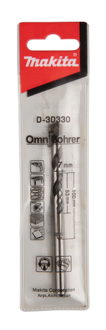 Сверло универсальное 7х53x100 Makita D-30330 Универсальное 6,0 x 58 х 100 мм HM CT
