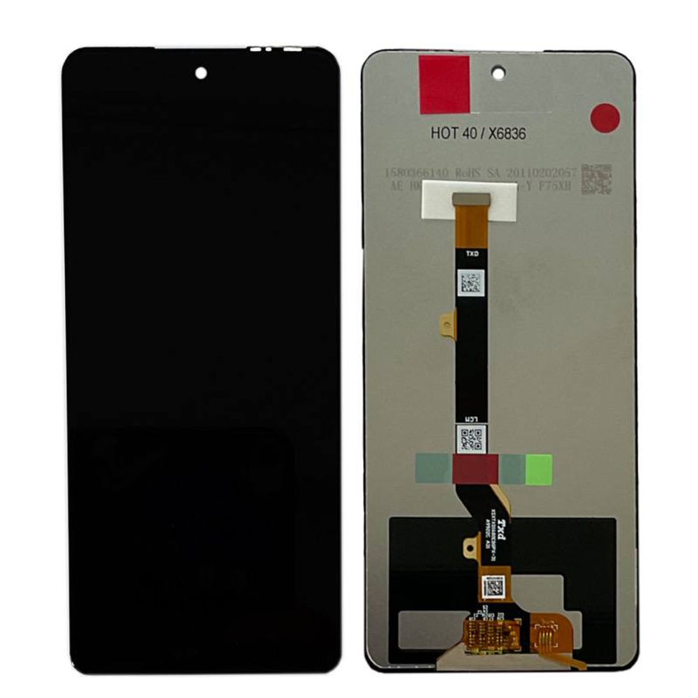 Дисплей для Tecno Spark 20 Pro (KJ6) с тачскрином Черный - OR