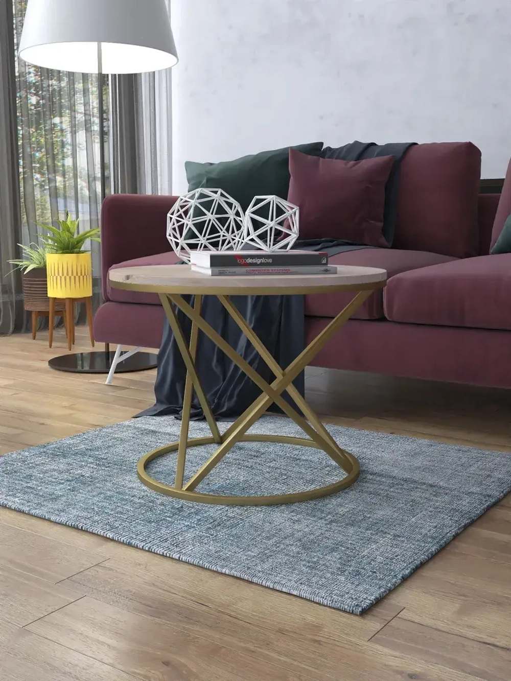 Журнальный стол Звёздный - ЗД - МДФ в ПВХ