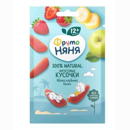 Фруктовые кусочки Фруто Няня Яблоко-малина 15 гр
