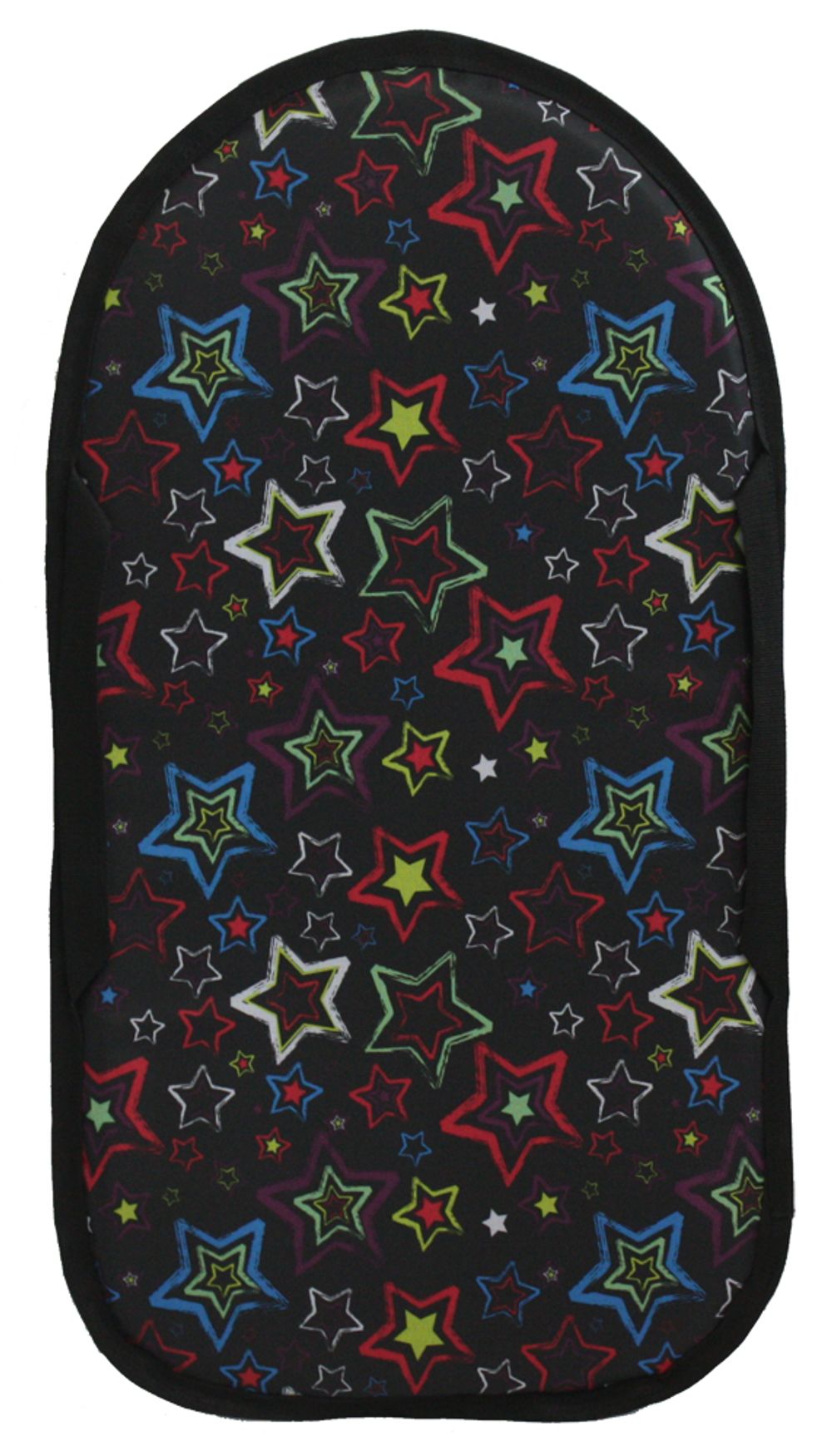Ледянка Hubster Звезды черные, овальная 45x85см