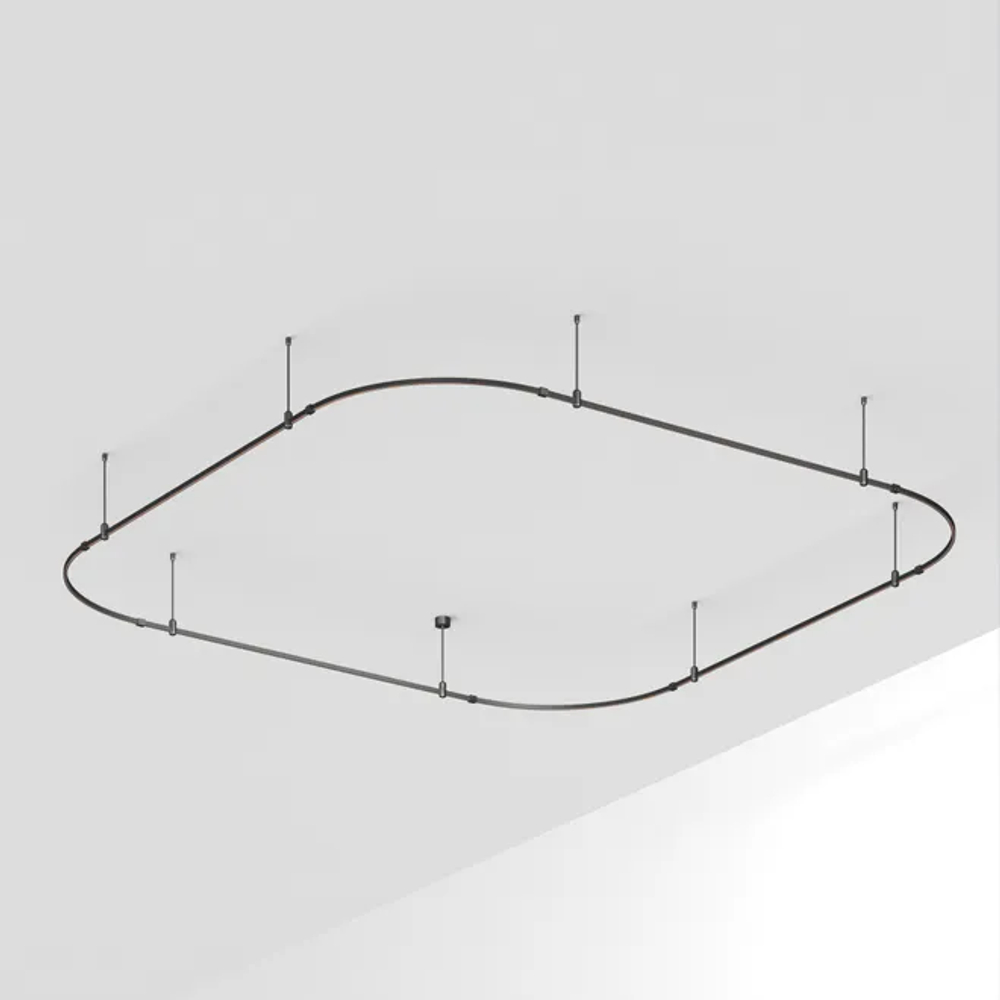 Основание ART-APRIORI-QUADRAT-SOFT-ROD-400-3500x3500 (BK) (Arlight, IP20 Металл, 3 года) 048518