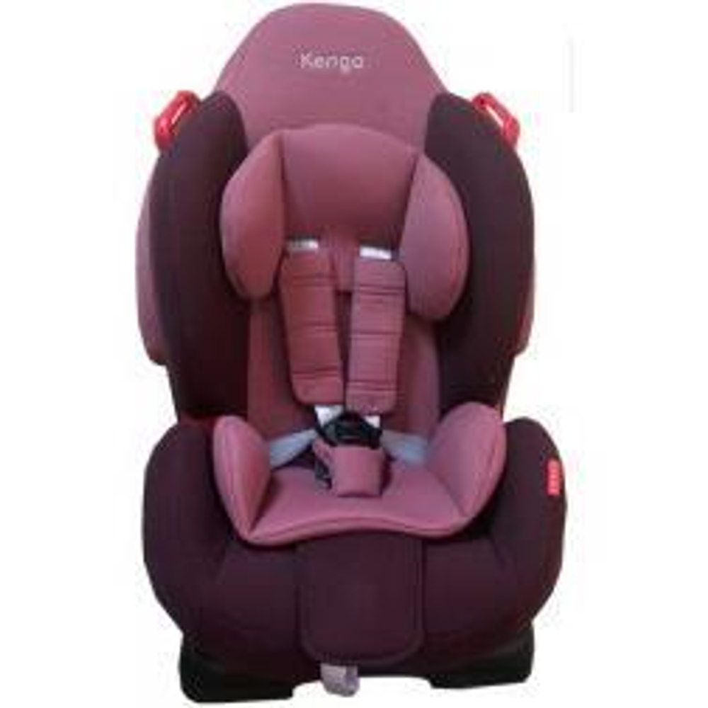 Детское автокресло Kenga isofix группа: 1/2 (Бордовый/розовый)
