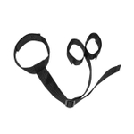 Ошейник с наручниками Джага Джага (Цвет: черный)