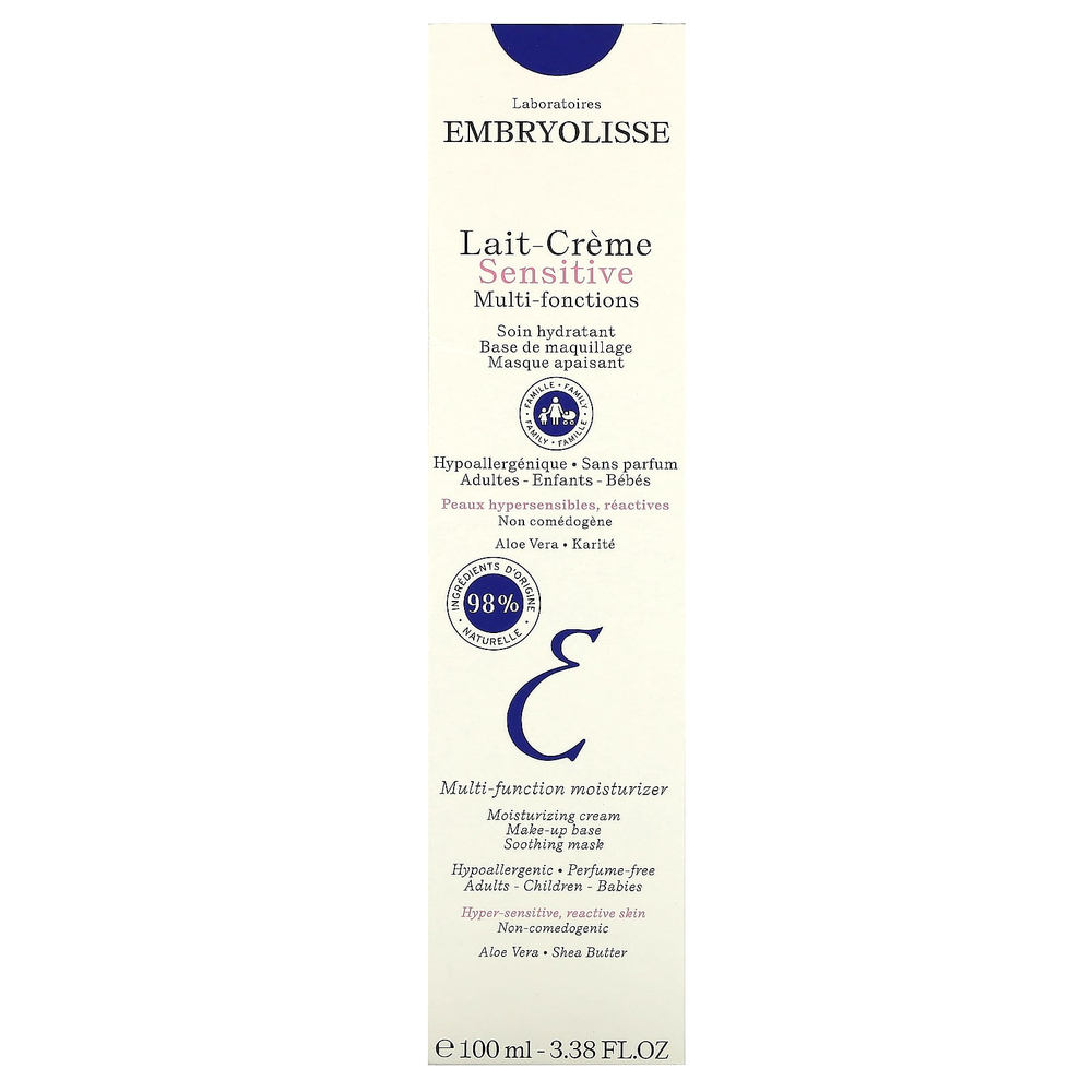 Embryolisse, Многофункциональное питательное увлажняющее средство, для чувствительной кожи, 100 мл (3,38 жидк. унц.)