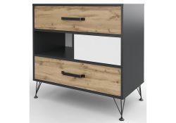 Детская комната Нобира антрацит / дуб ирландский комплектация 1