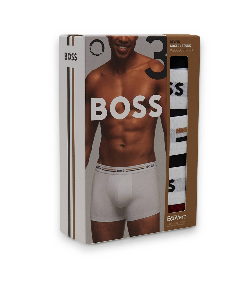 Трусики-боксеры 3шт. BOSS BLACK - темно-синий(50492200)