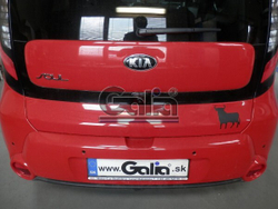 Фаркоп оцинкованный Galia K041C для Kia Soul 2014-(паспорт и сертификат в комплекте)(без электрики)