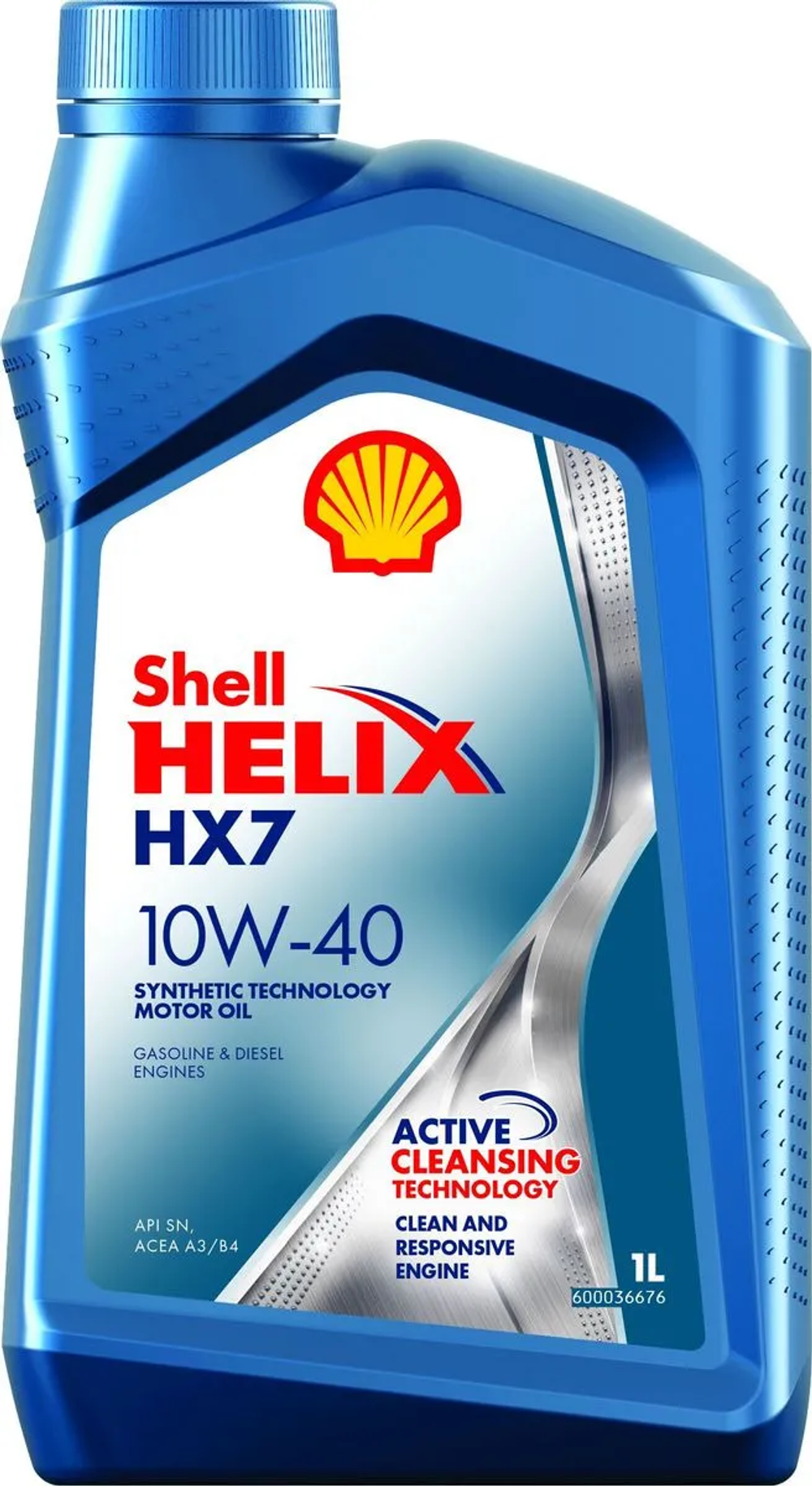 Моторное масло Shell Helix HX7 10W-40, полусинтетическое, 1 л