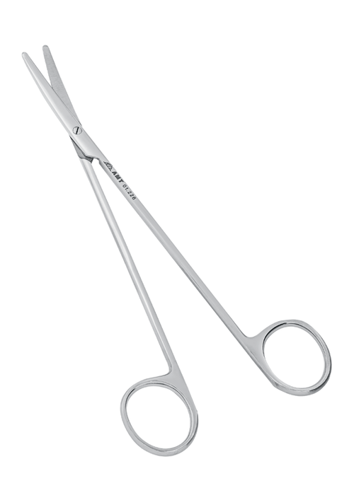 Ножницы с узкими закругленными лезвиями вертикально-изогнутые 175 мм